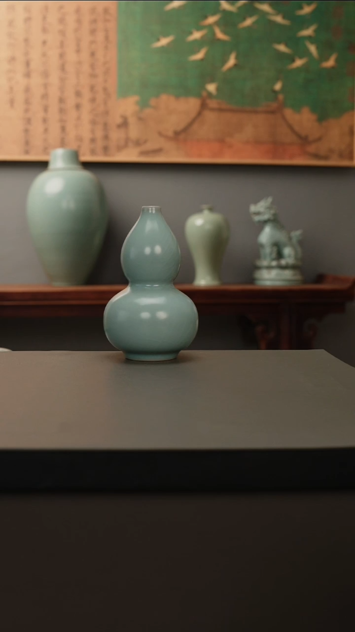 【闪购商品】杯仿古釉原矿  葫芦瓶