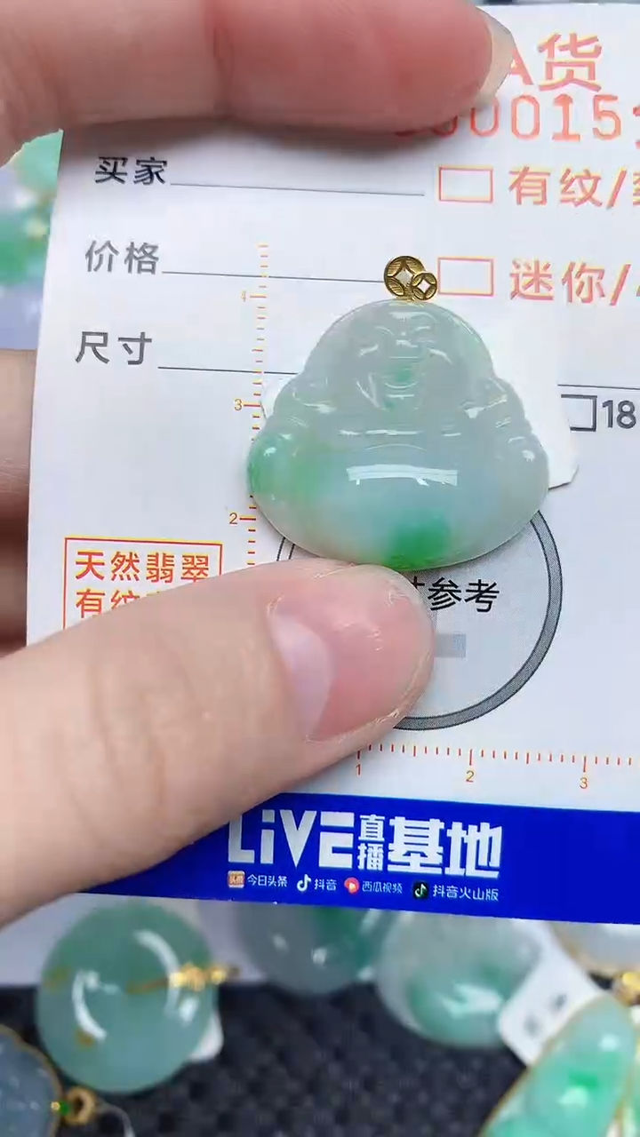 【闪购商品】翡翠颈饰18K金镶嵌516641646