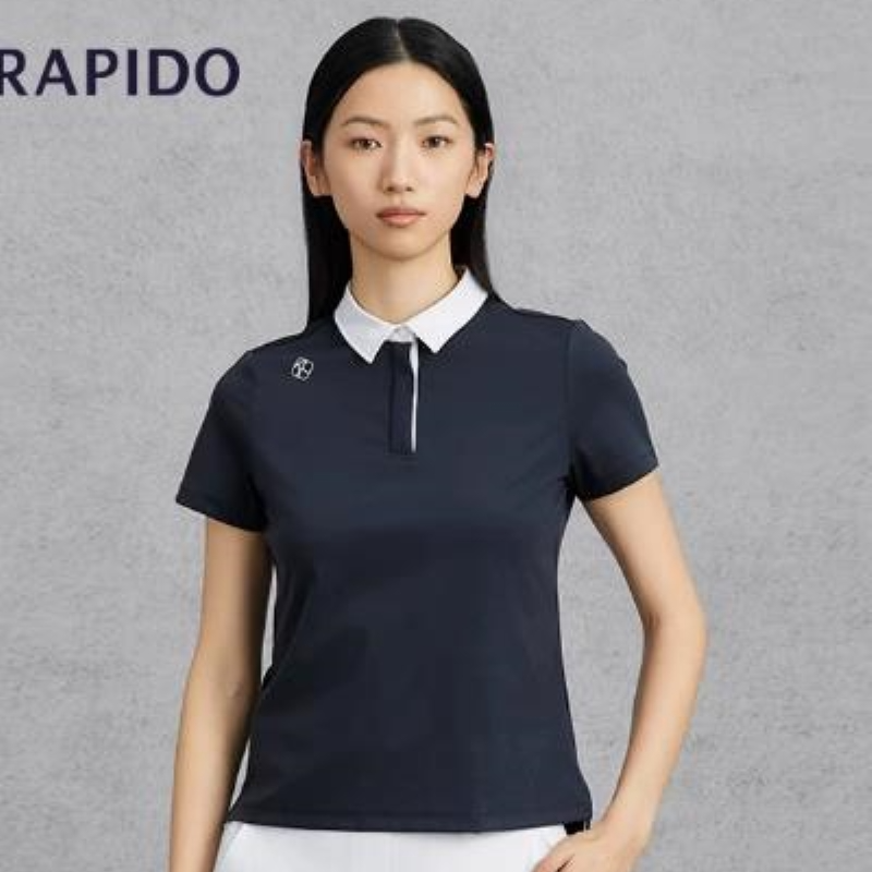 【欧若风】RAPIDO 2025春夏女士休闲撞色设计感气质POLO衫CP5142E03