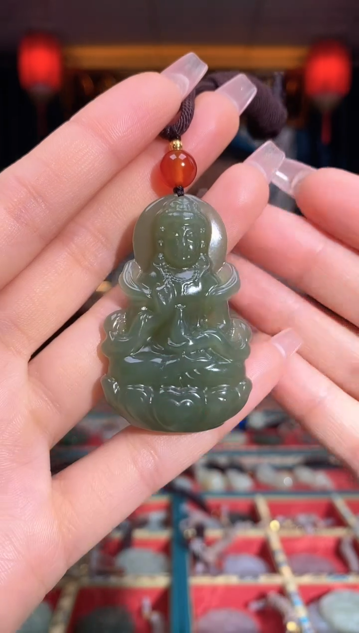 【闪购商品】和田玉颈饰未镶嵌观音