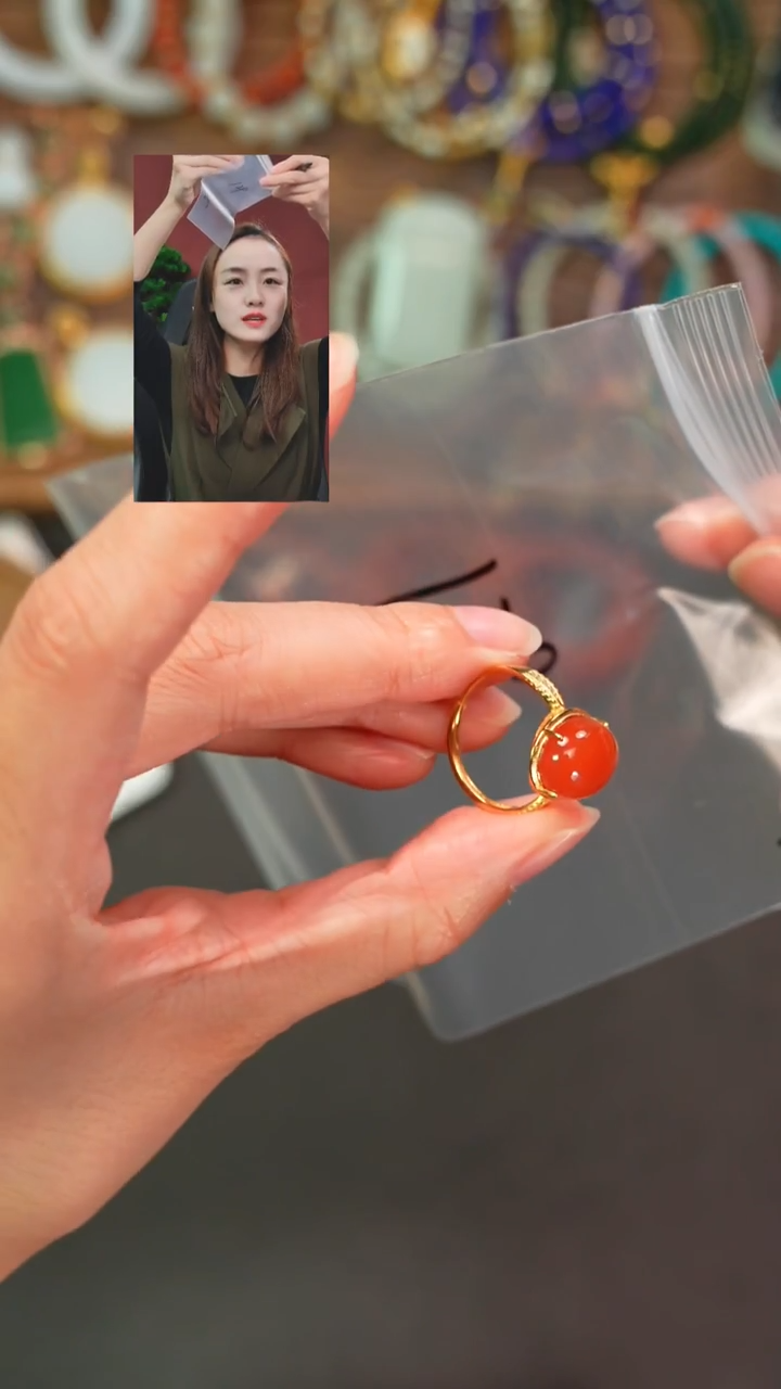 未镶嵌南红玛瑙戒指s***a遇见匠心品质回血