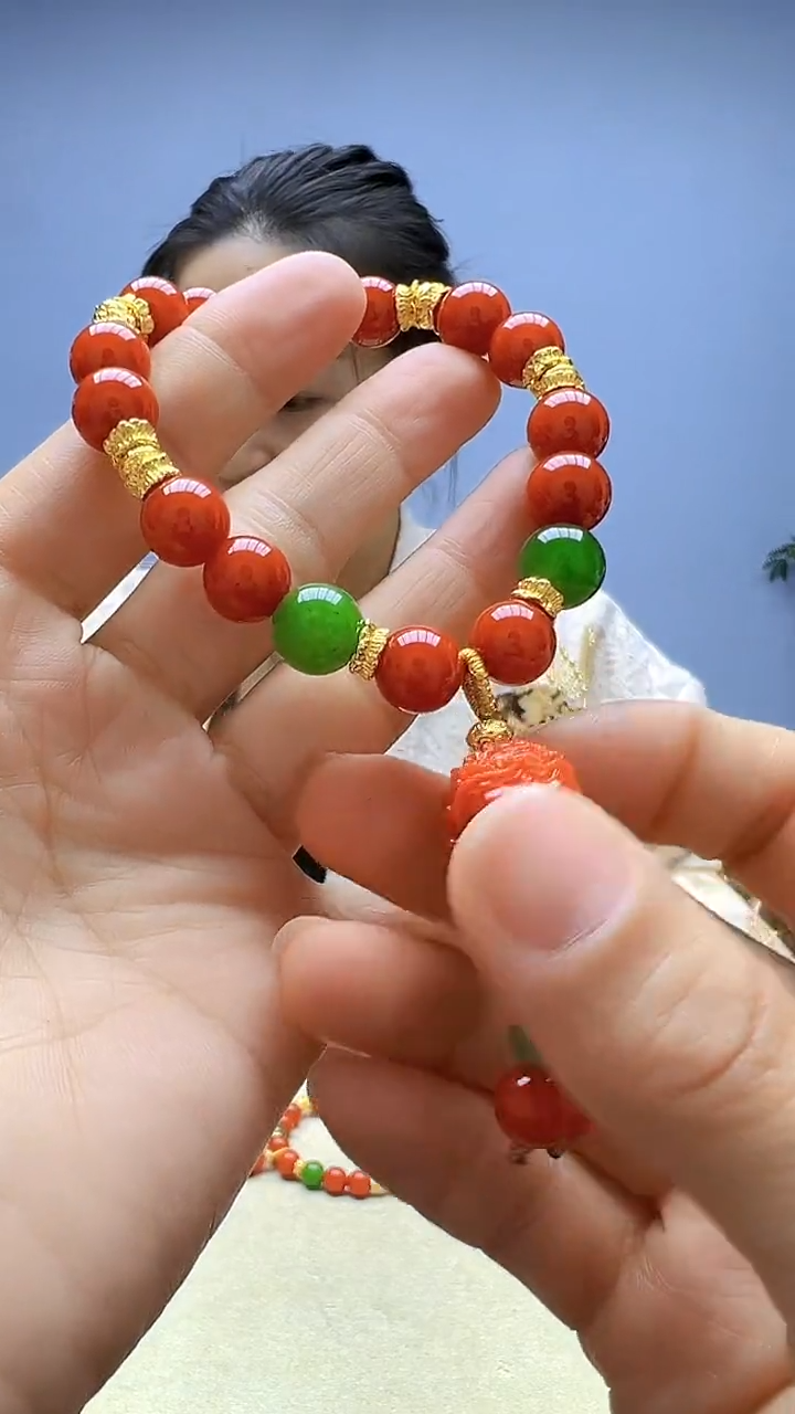 无非金属高货diy劲饰佛头手链