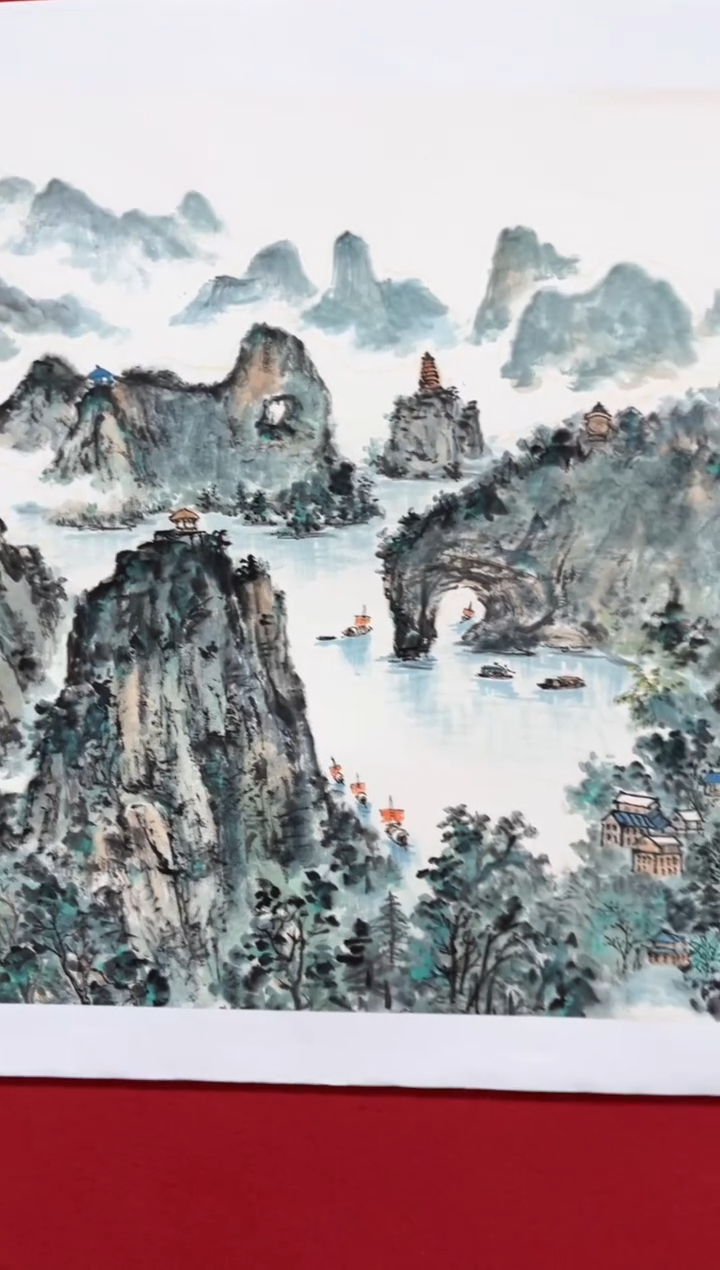 【闪购商品】书法孟昭坤国画象山