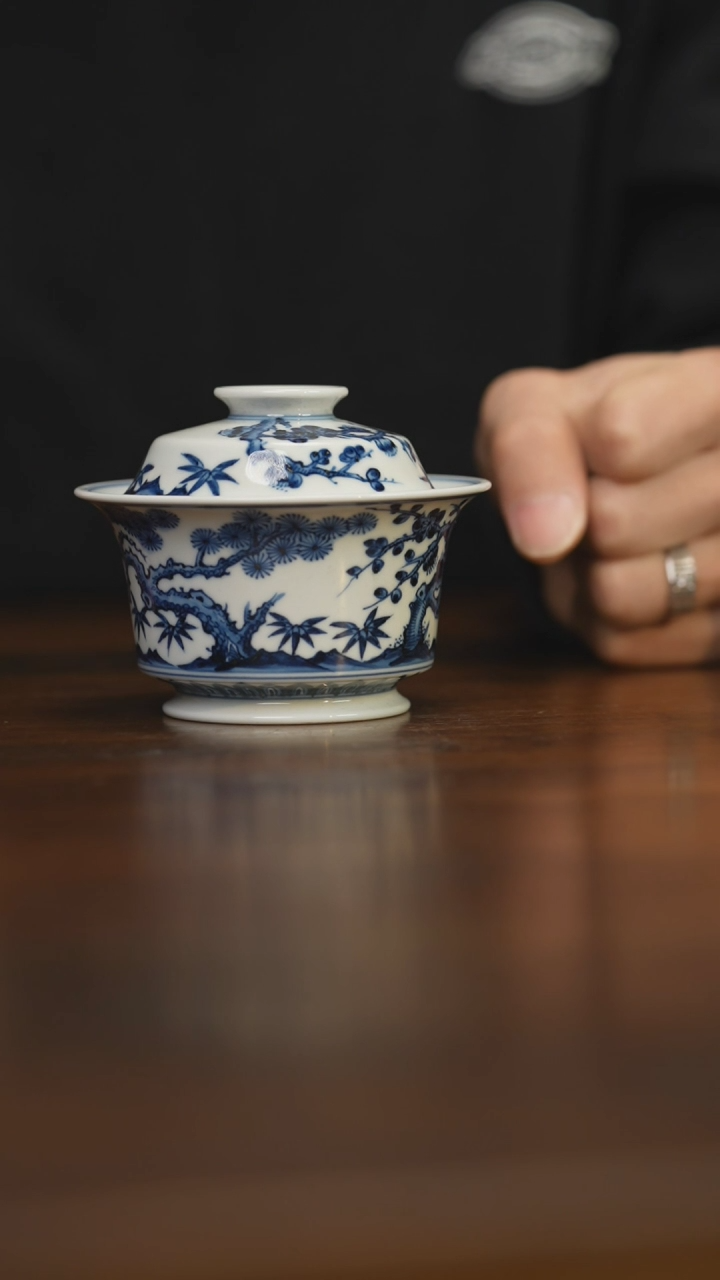 【闪购商品】杯柴窑青花破价福利