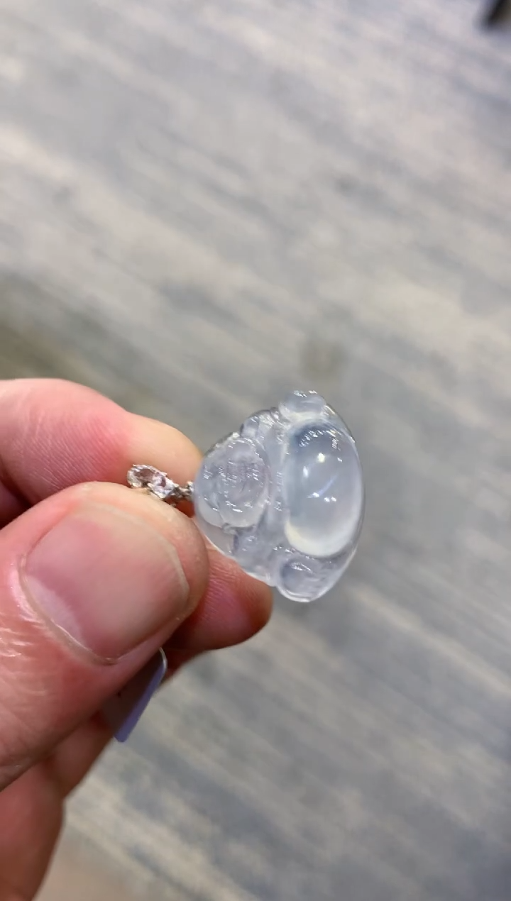 颈饰未镶嵌翡翠天然A货翡翠