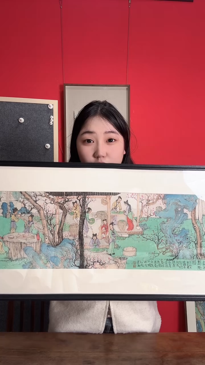 书法阿***雷WX朱老师 江南制茶图2平尺