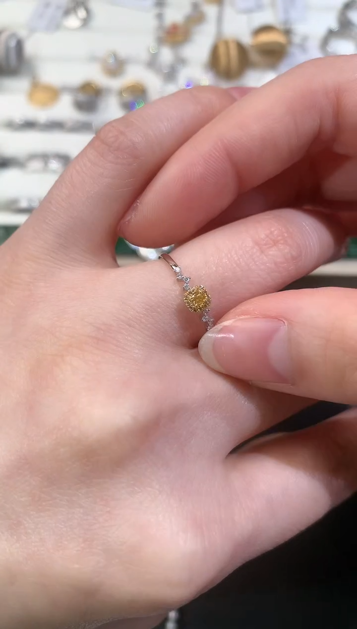 【闪购商品】钻石戒指18K金镶嵌S456|1980