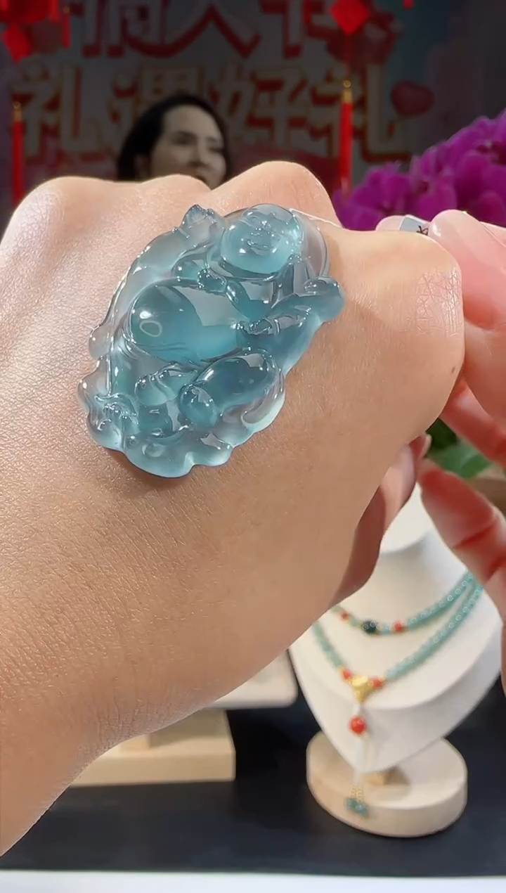 【闪购商品】翡翠吊坠(不含链)未镶嵌佛多样性发一