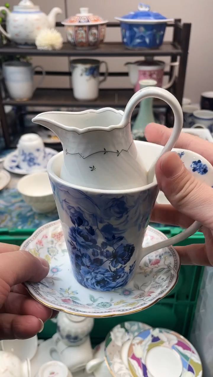 晶*瑞瓷甄选瓷器18包邮C931