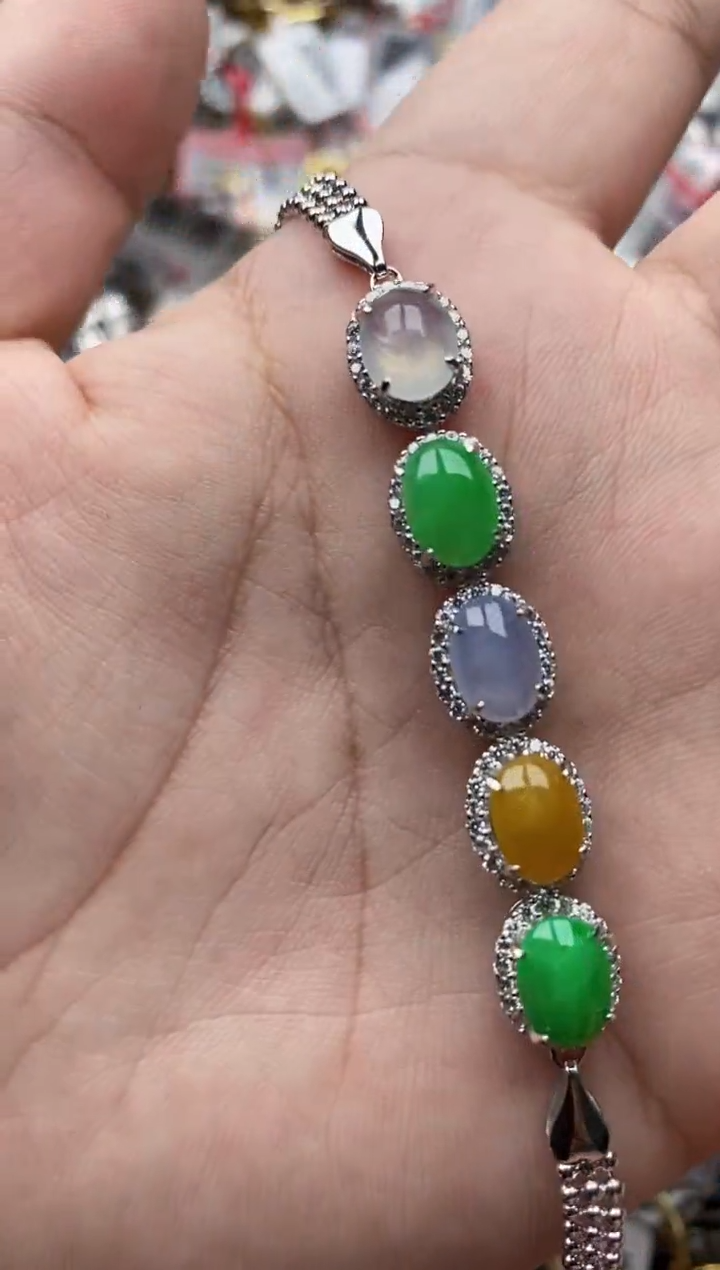 【闪购商品】翡翠戒指银S925镶嵌11111---3