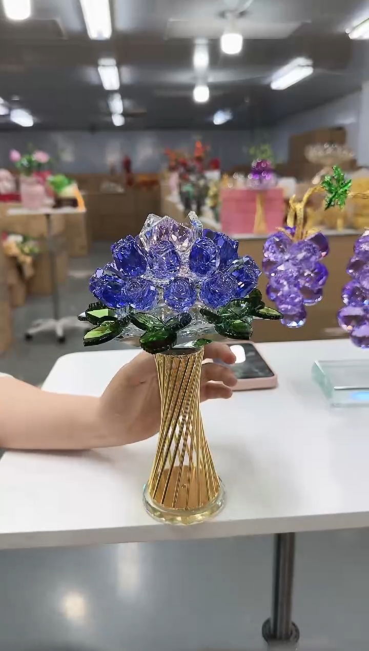 花间集水晶琉璃摆件2