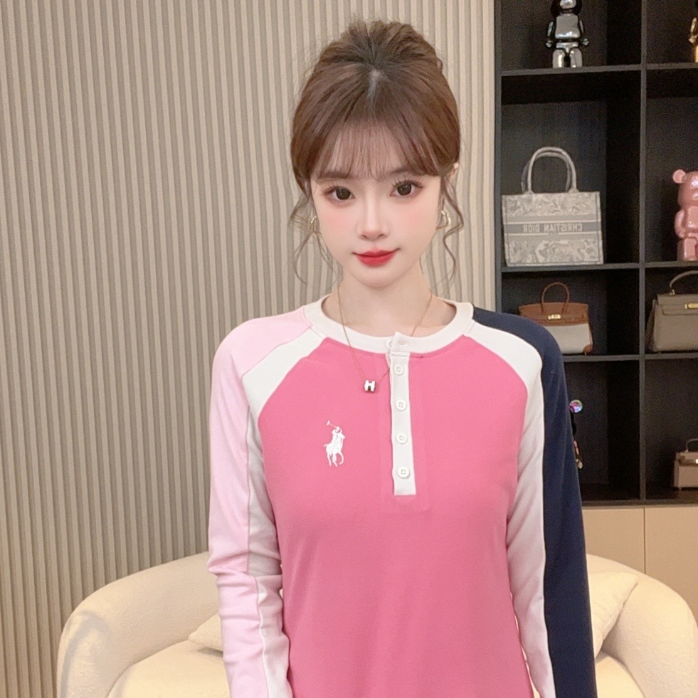 珊珊SOYFSD-2024年新款上衣长袖休闲显瘦圆领时尚C105