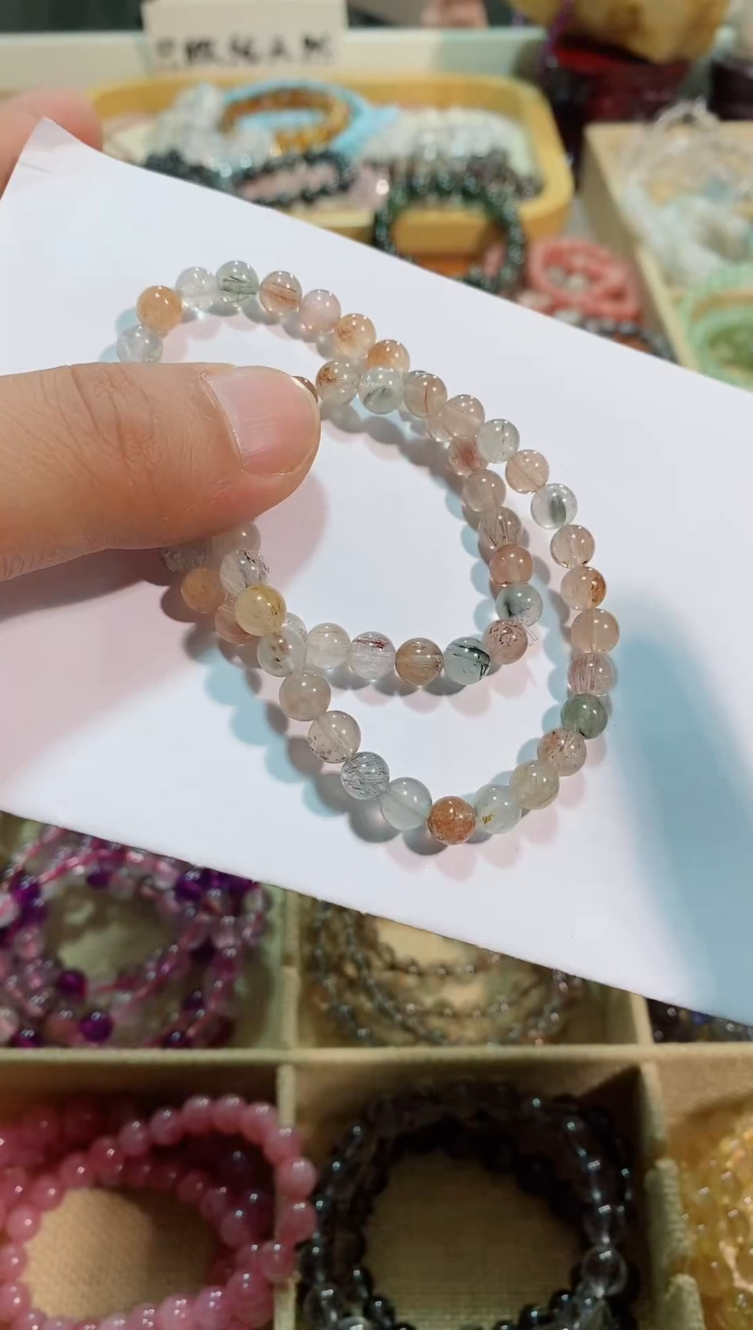 【闪购商品】水晶手链未镶嵌彩兔毛7m+ (多样性发其一）