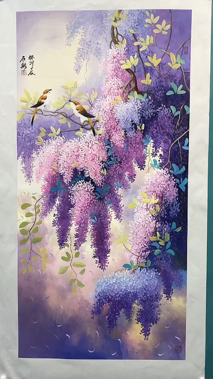 国画画都展厅明德老师国画作品36