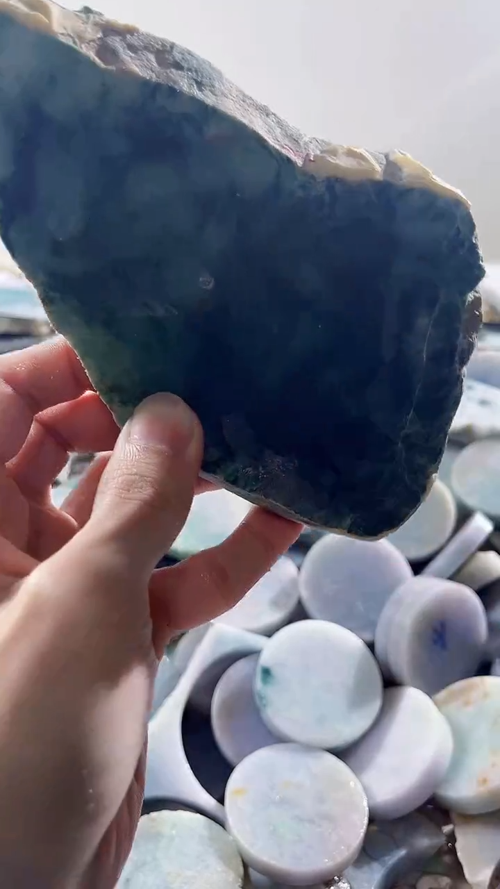 【闪购商品】翡翠裸石缅甸翡翠A货文86