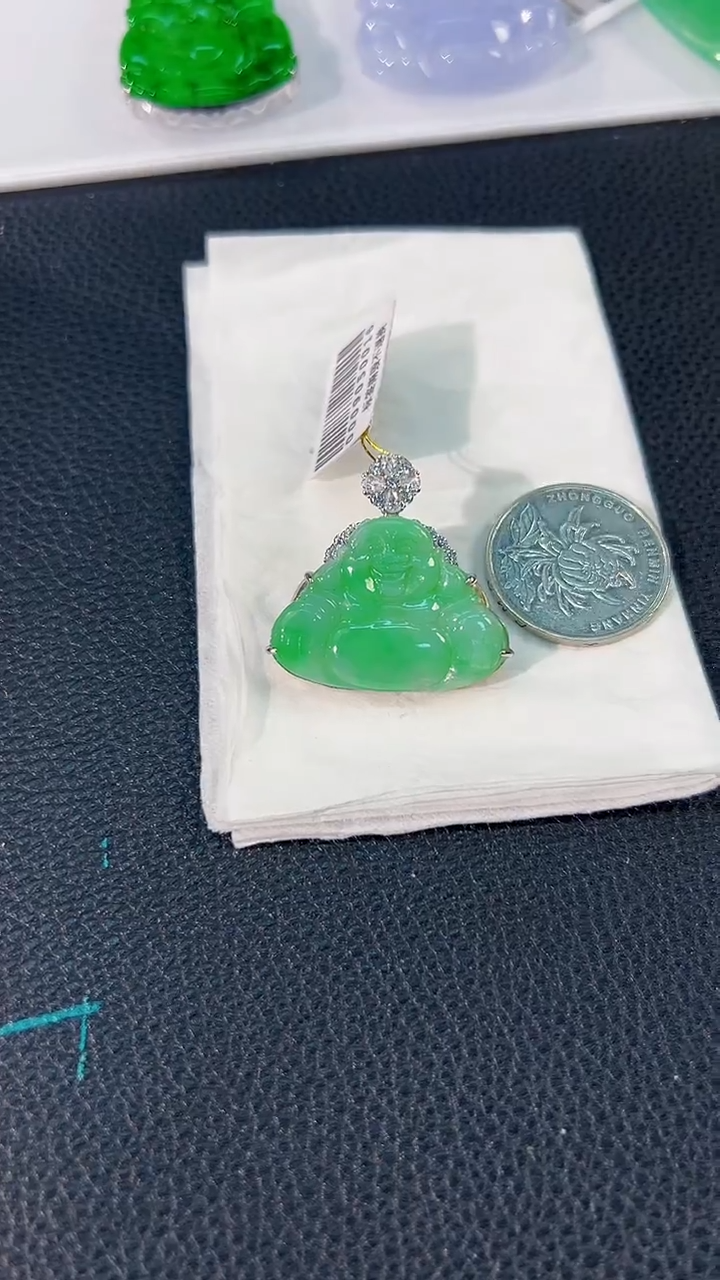 颈饰未镶嵌翡翠 缅料A货/支持复检/一件