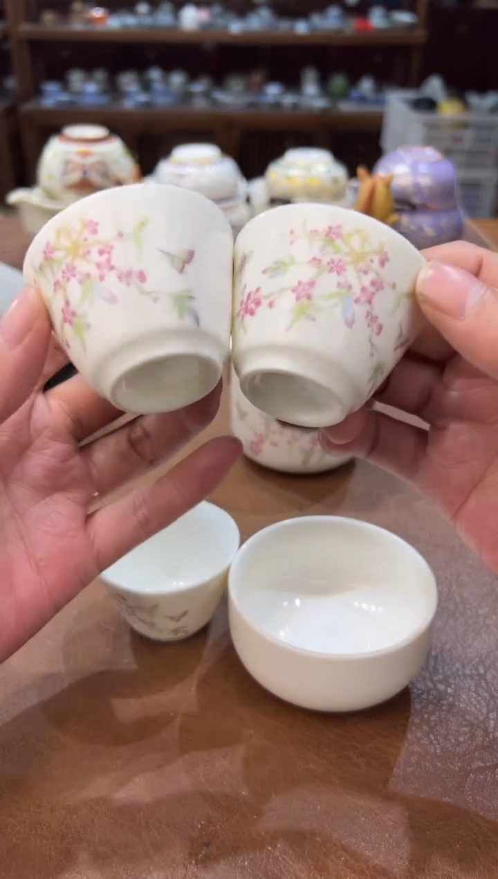 真的很便宜会开片的旅行茶具