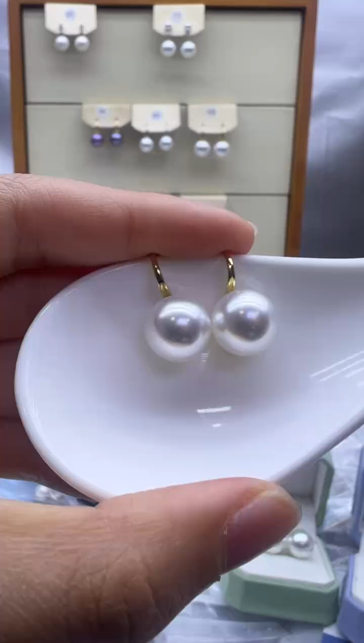 未镶嵌耳饰淡水珍珠242
