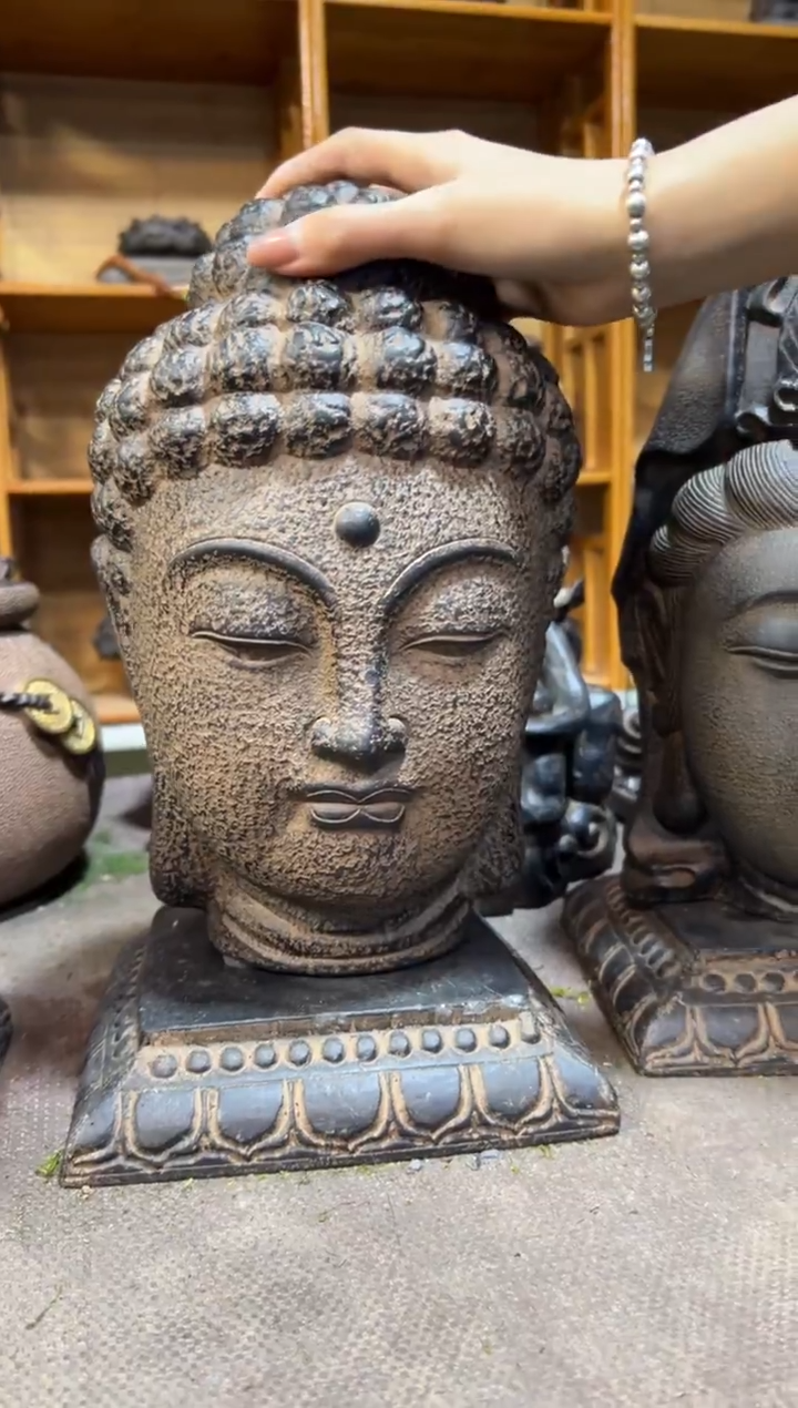 陶土【火山泥】大佛首