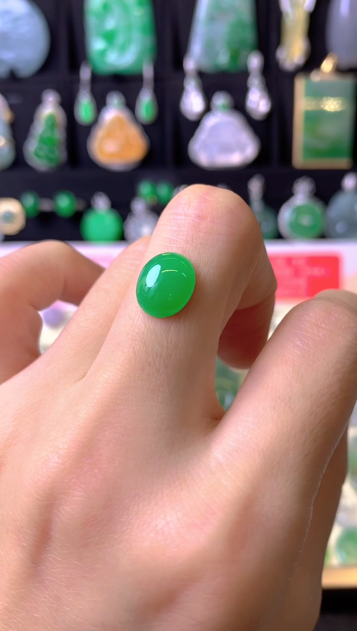 【闪购商品】定制翡翠未镶嵌1裸玉（客户意向镶嵌）