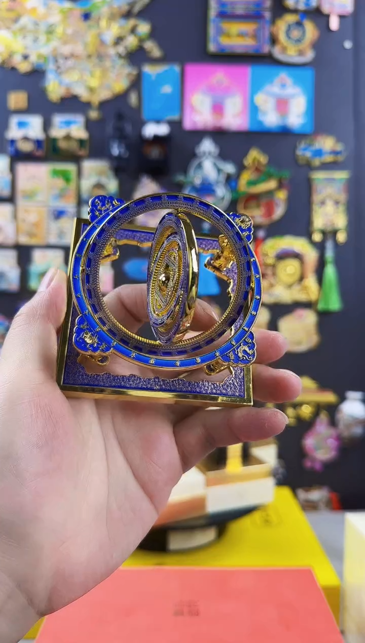 便携款先农坛金属浑天仪冰箱贴