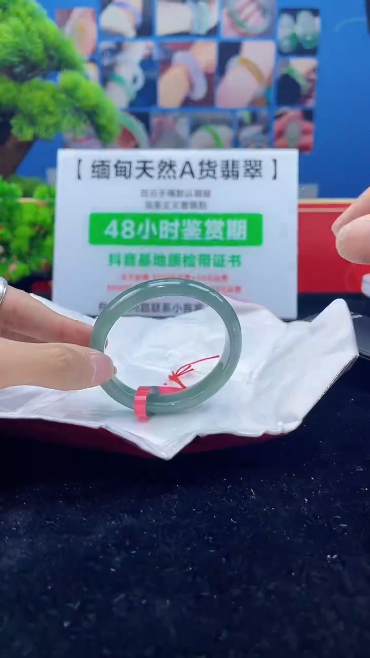【闪购商品】翡翠手镯（贵妃镯）未镶嵌手镯5
