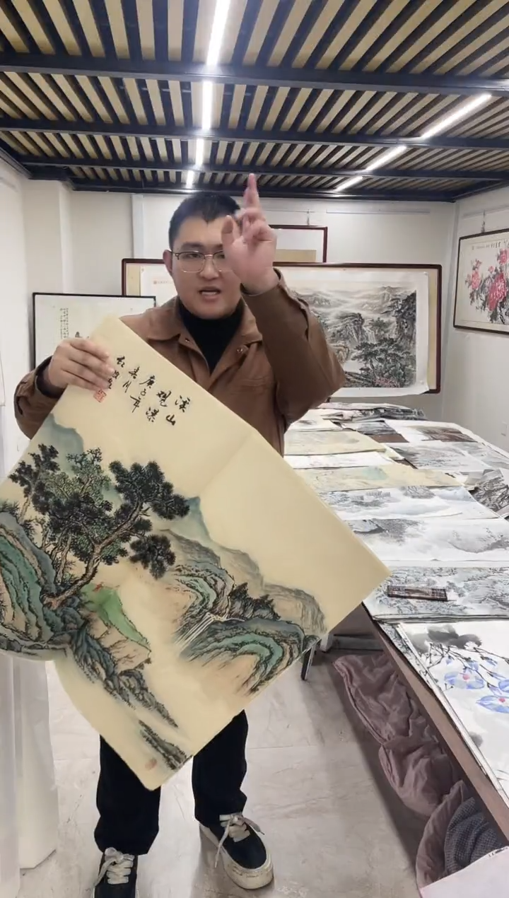 国画融易专属链接-溪山GO仿古斗方