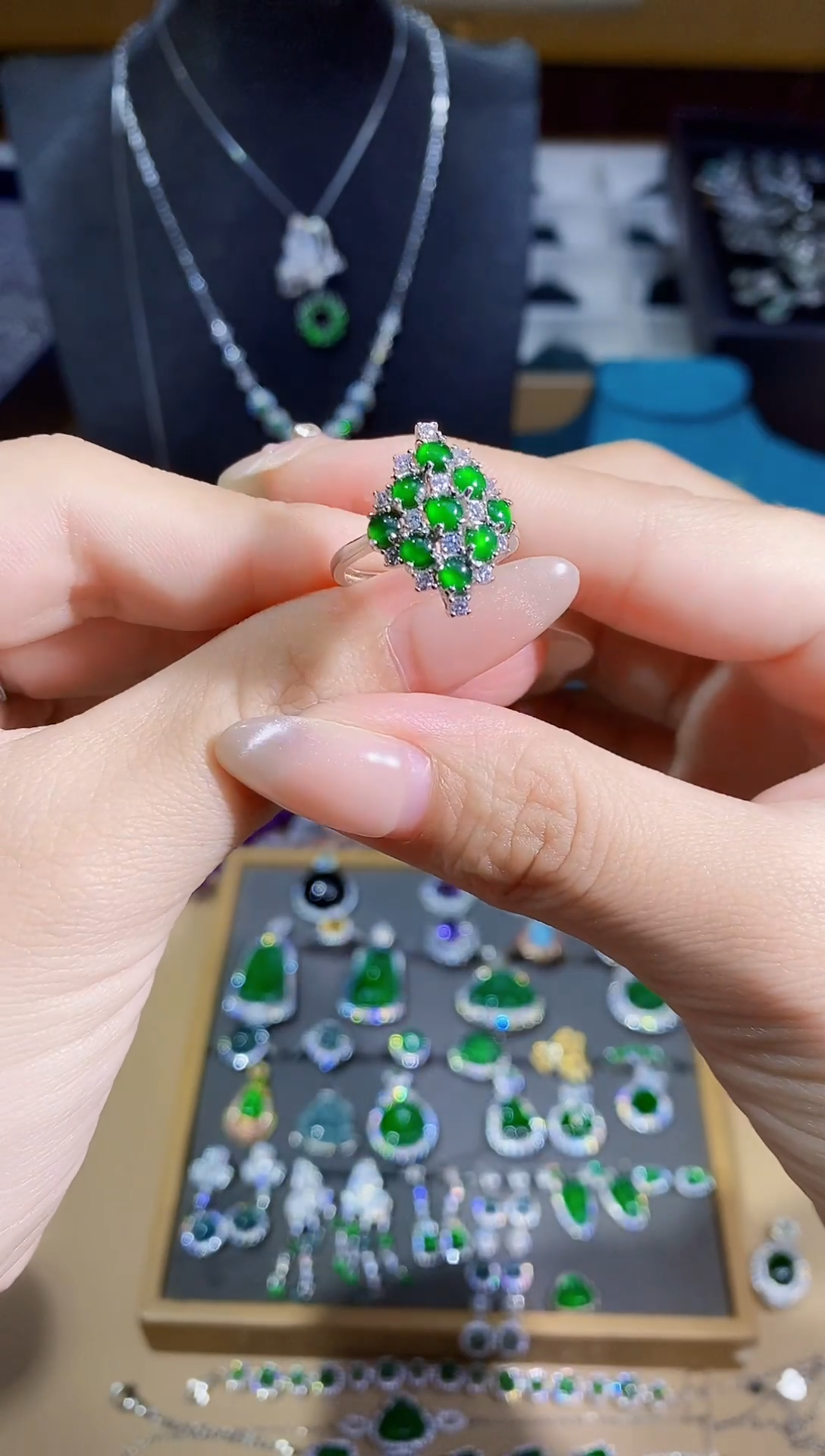 【闪购商品】翡翠戒指银S925镶嵌多样性发其一【12】