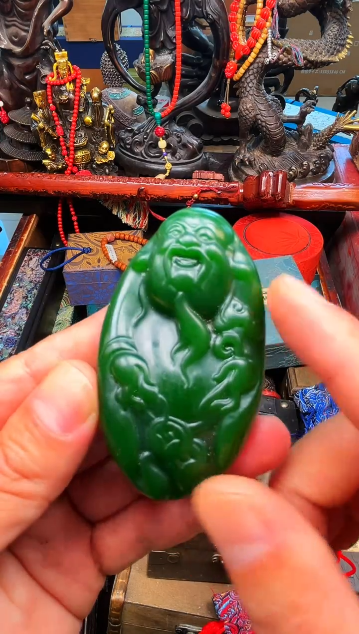 和田玉未镶嵌颈饰安哥专属精品链接c34