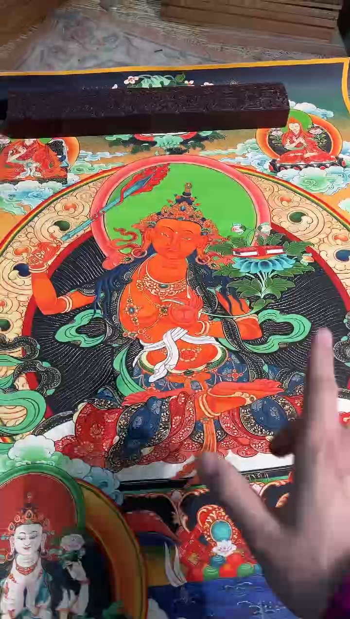 卷轴画曦曦的唐卡tk160