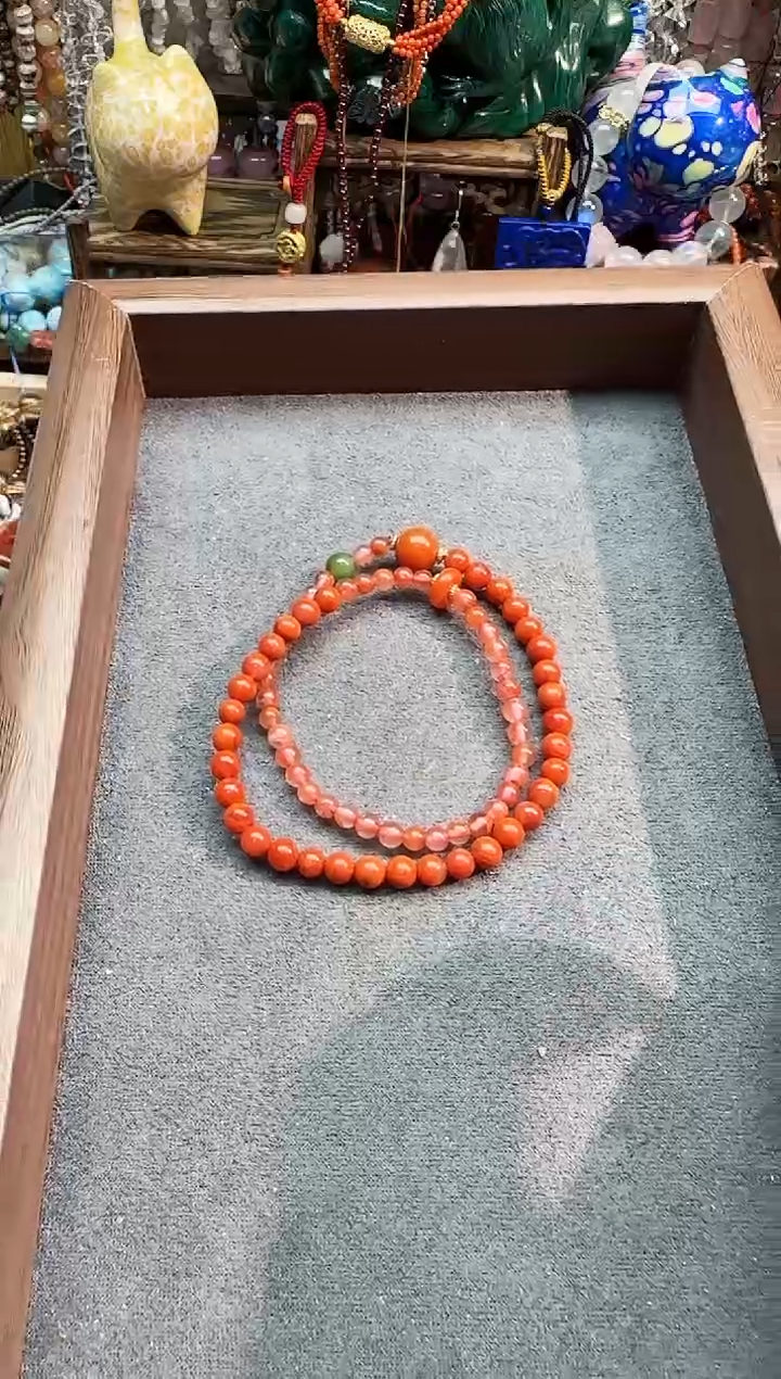 【闪购商品】南红玛瑙手链银S925镶嵌4131321313