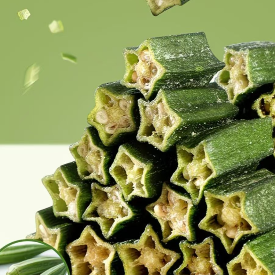 果蔬脆秋葵脆段解馋休闲办公室宿舍解馋小零食