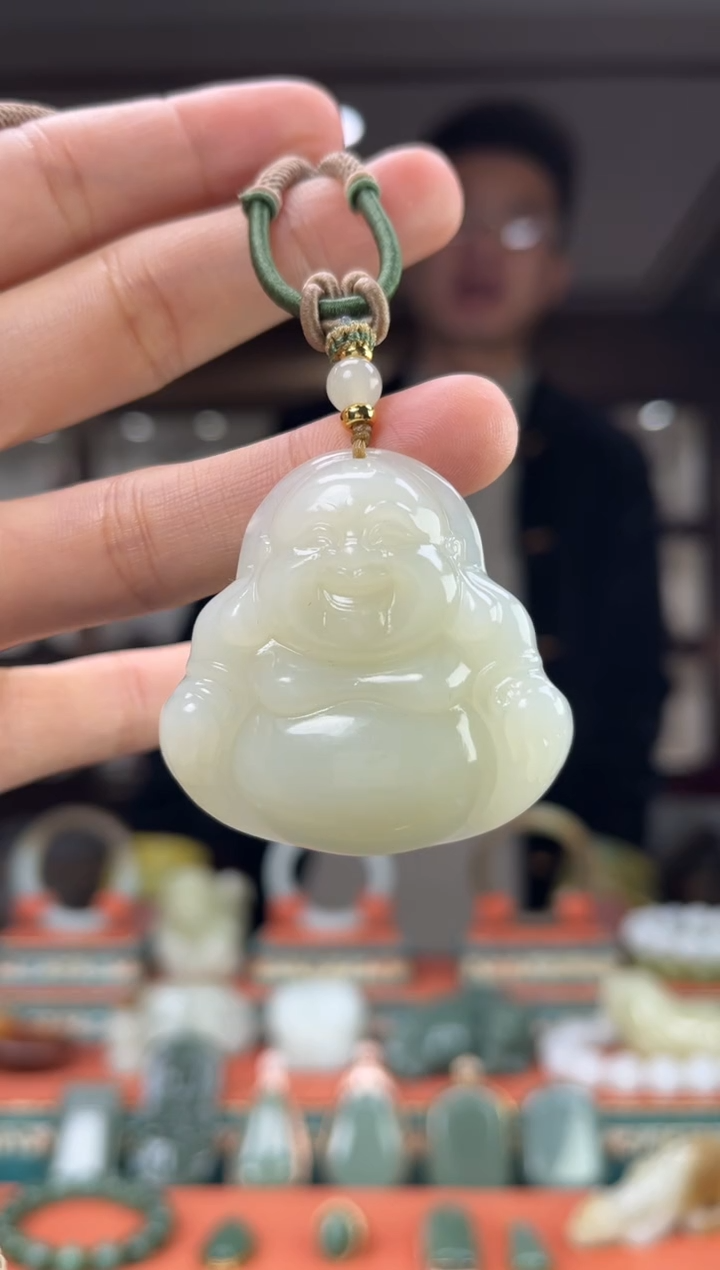 【闪购商品】和田玉颈饰未镶嵌佩佩43mm左右