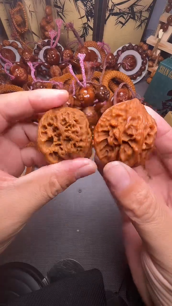手串橄榄核核桃一对