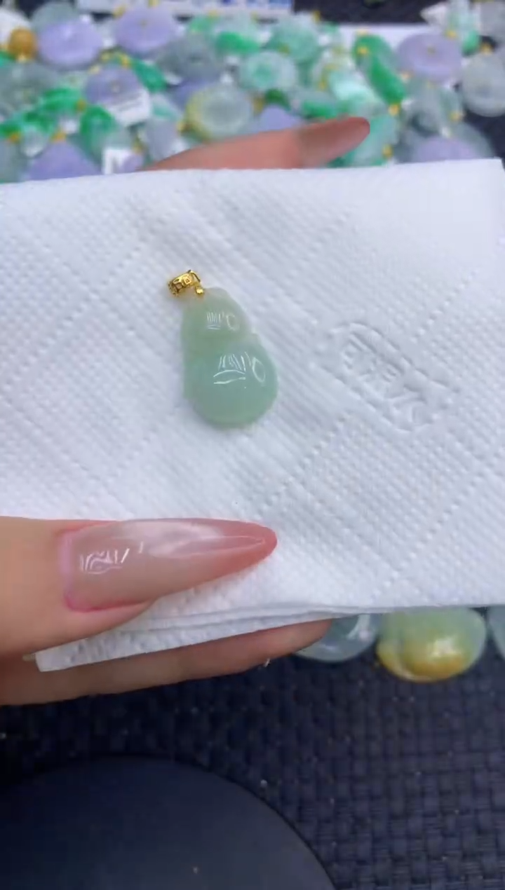 颈饰未镶嵌翡翠天然缅甸A货翡翠