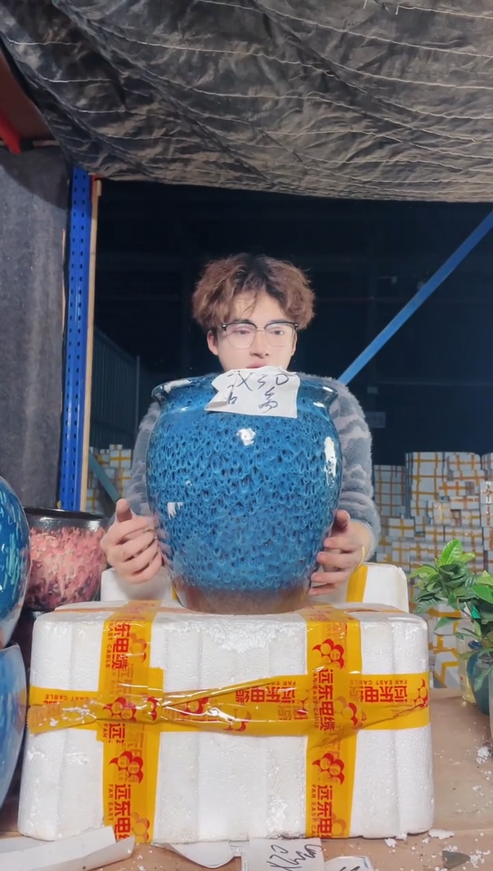 紫砂花盆宜兴紫砂粗陶花盆27-30