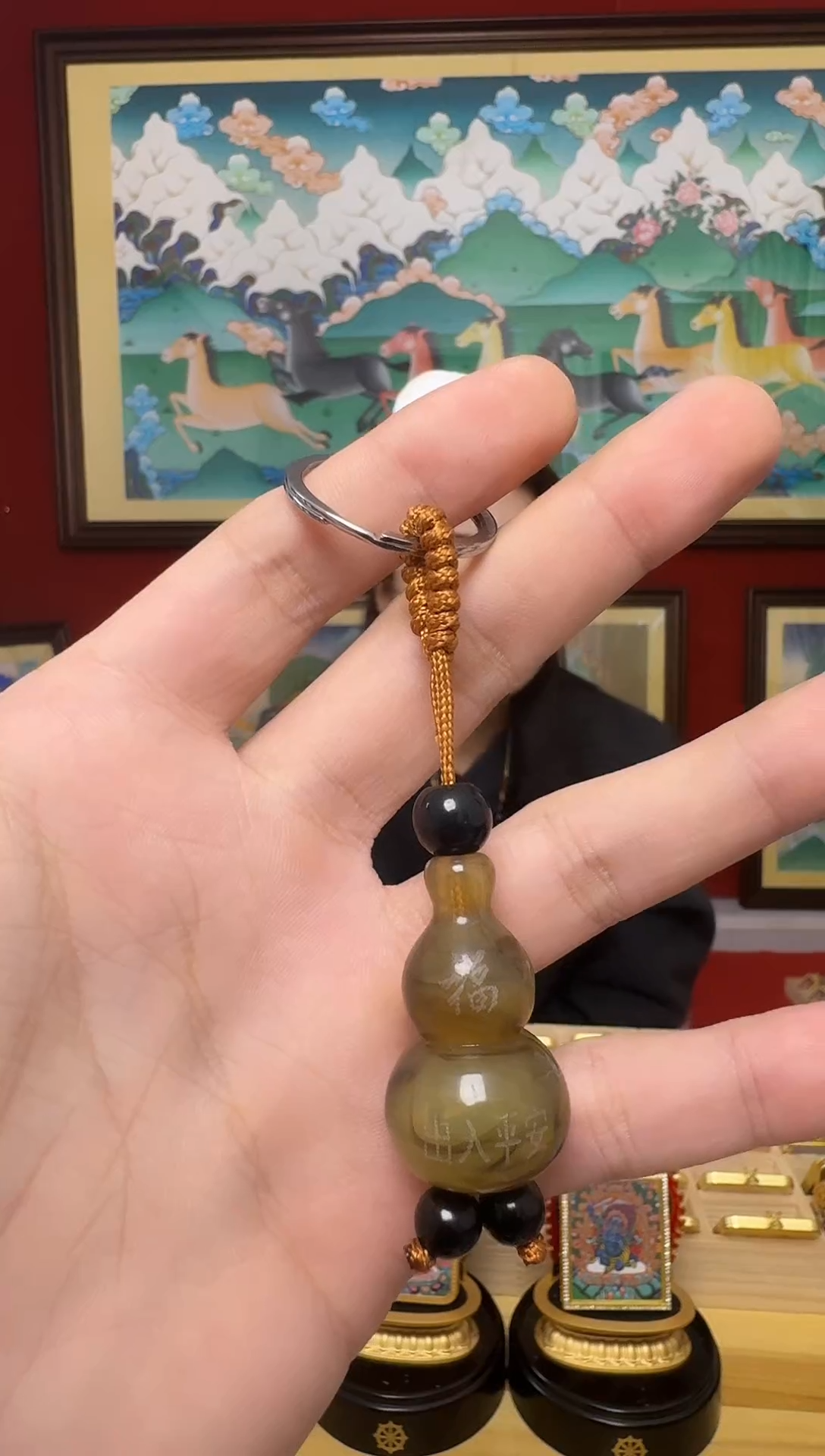 吊坠挂饰-热贡纯手绘-刀刀