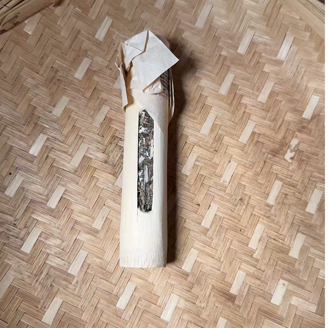 MK507号2023年（春）滑竹梁子混采竹筒茶生茶g5-31日