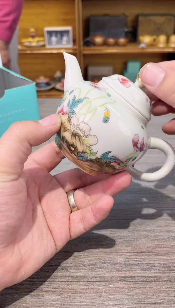 【闪购商品】瓷里虞美人壶茶具茶具
