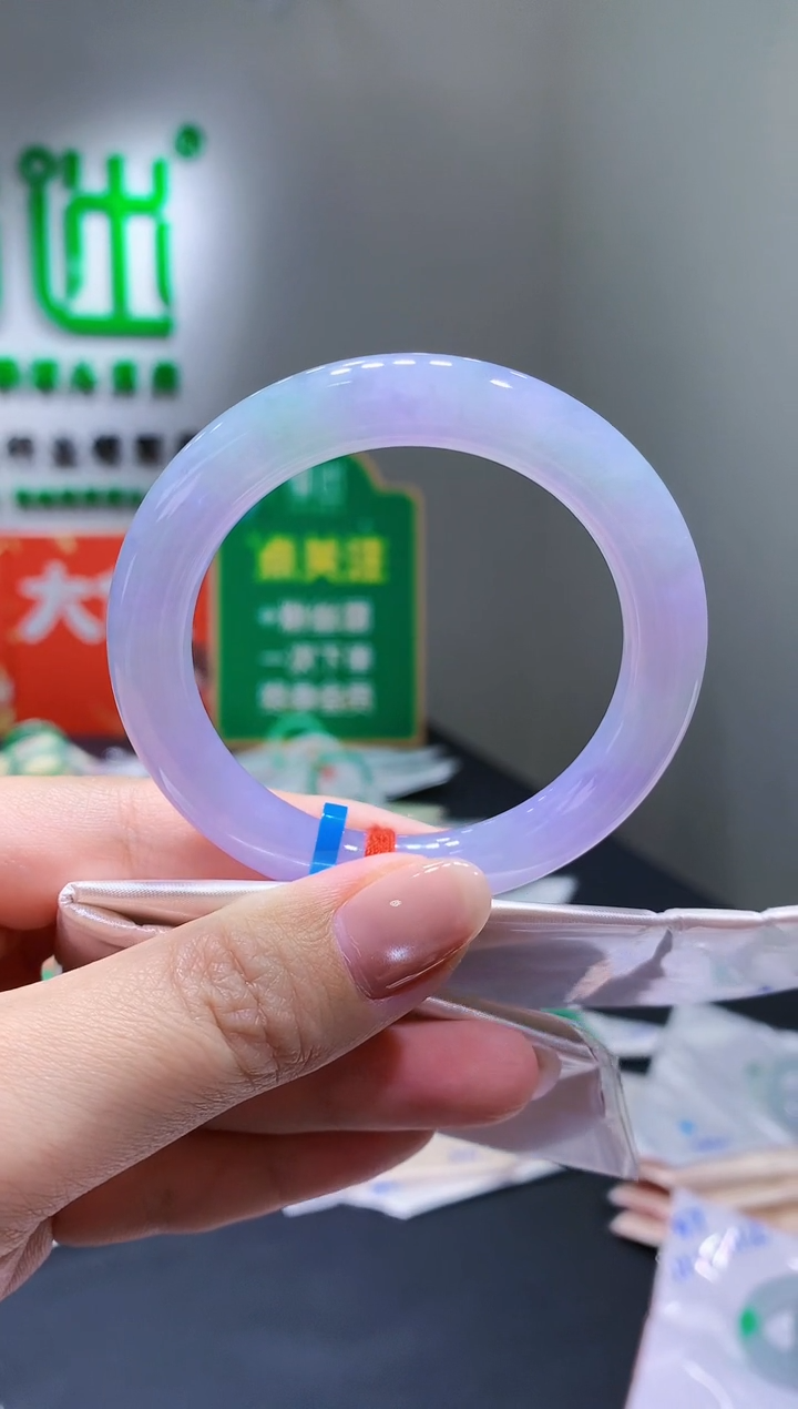 未镶嵌手镯翡翠k3天然A货缅甸翡翠52.3