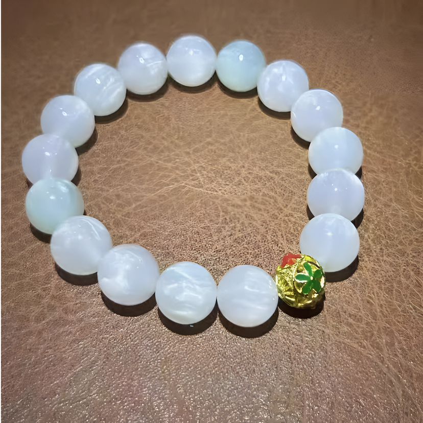 非金属仿珍珠手链 七彩变色手串（无礼盒）397