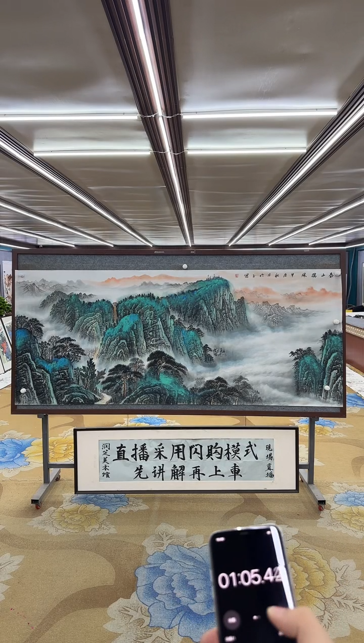 【闪购商品】绘画M 张伦玉-八尺-山水国画