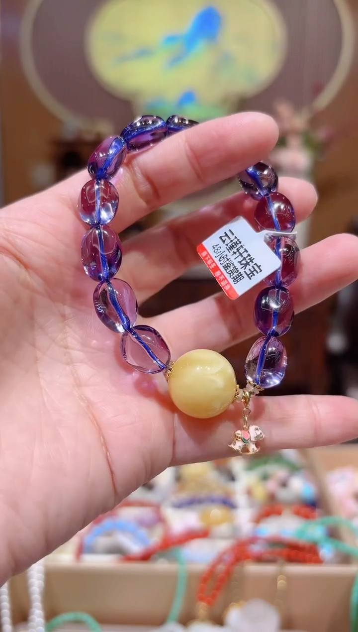 【闪购商品】水晶手链18K金镶嵌设计款