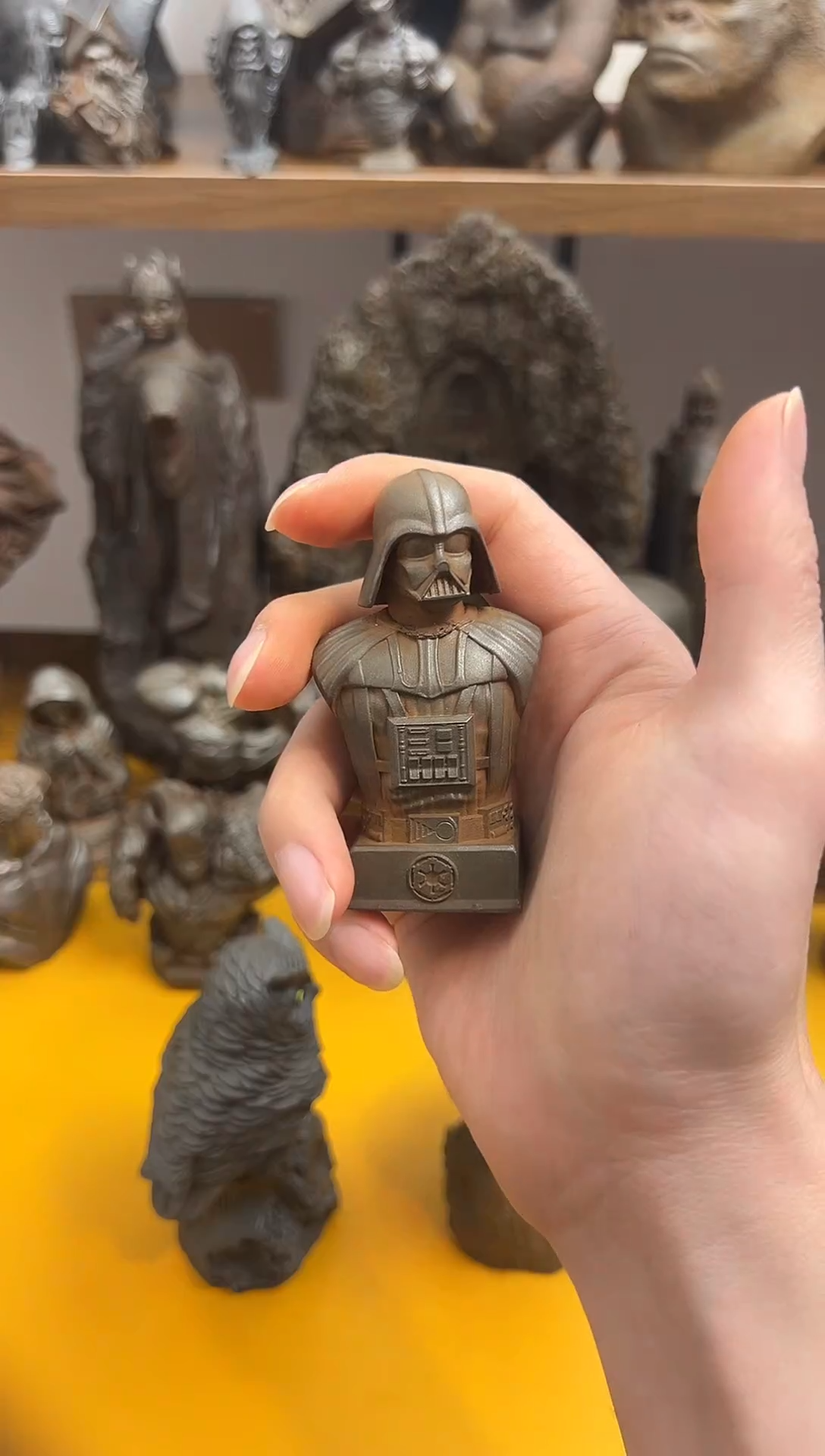 金属阳****️实心铁艺---达斯维达