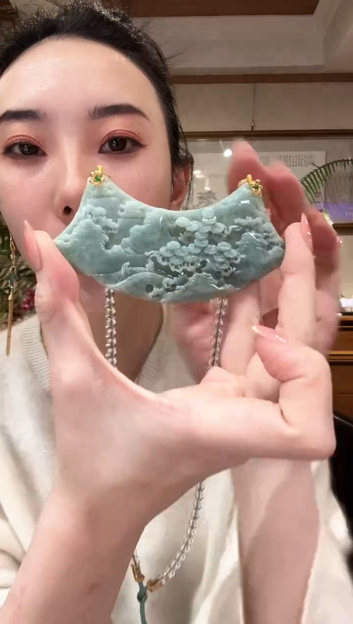 【闪购商品】翡翠颈饰未镶嵌国风