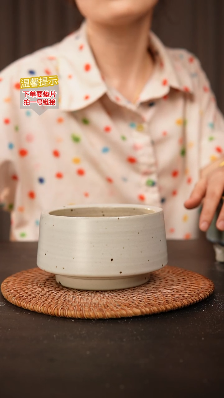 瓷片  712 泥泥花盆 口 1 0高7