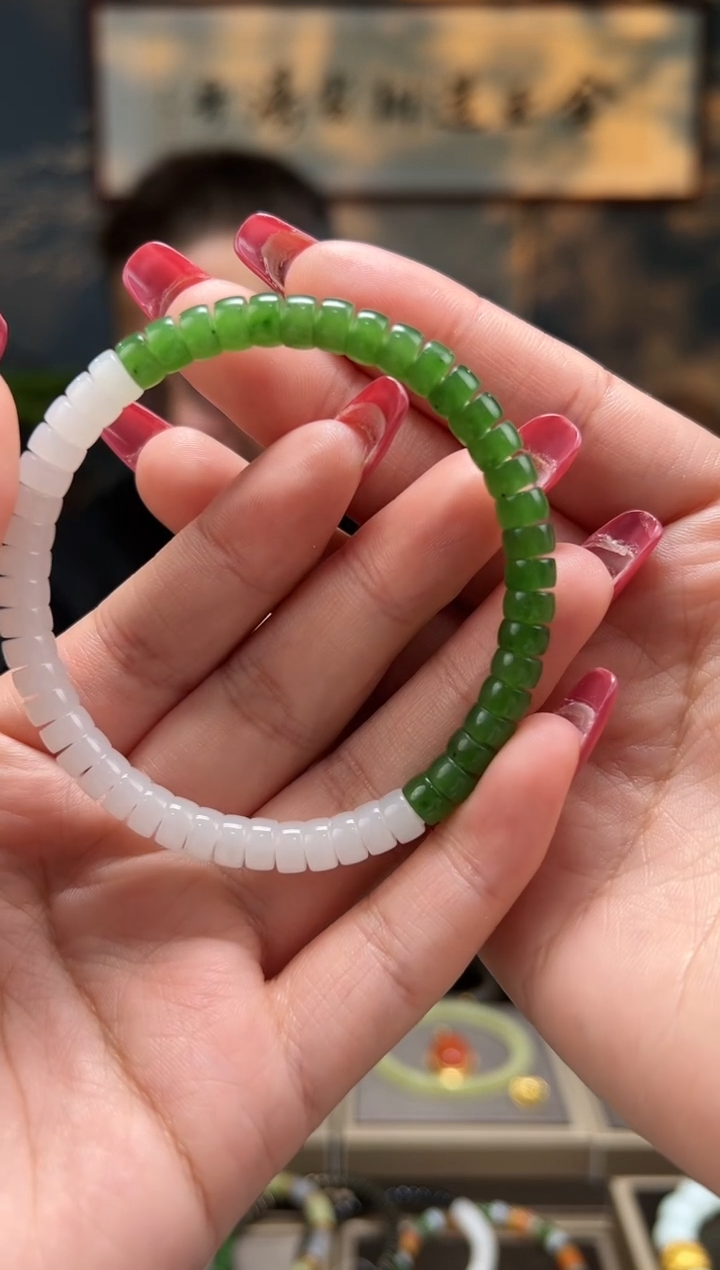 【闪购商品】和田玉手串未镶嵌卡6mm