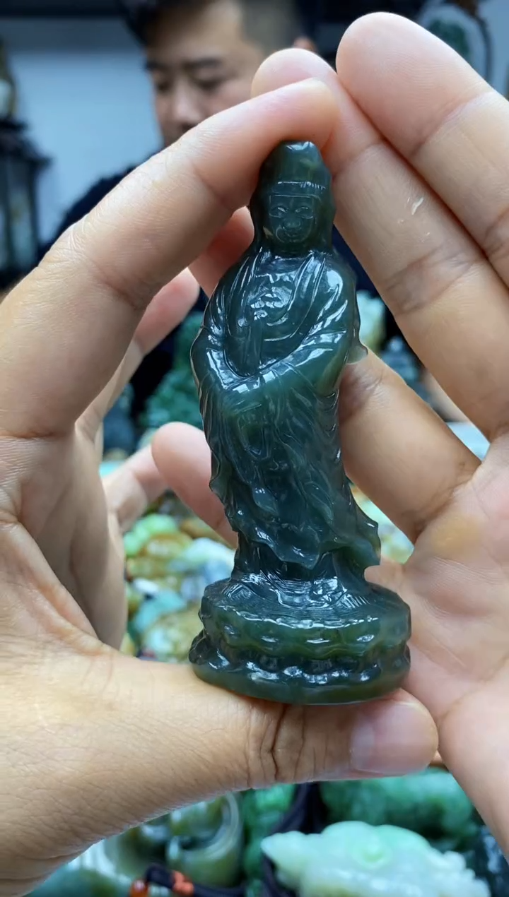 和田玉未镶嵌摆件1