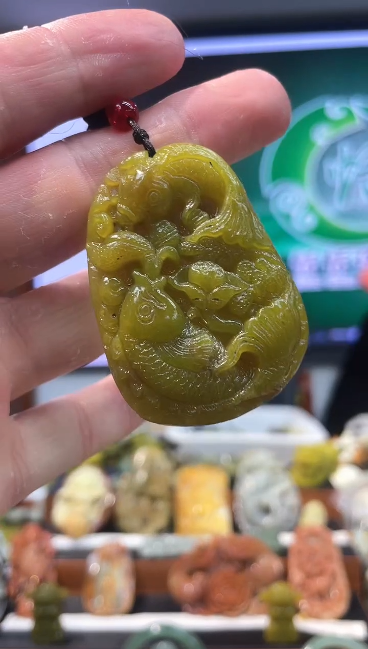 【闪购商品】岫玉吊坠未镶嵌·