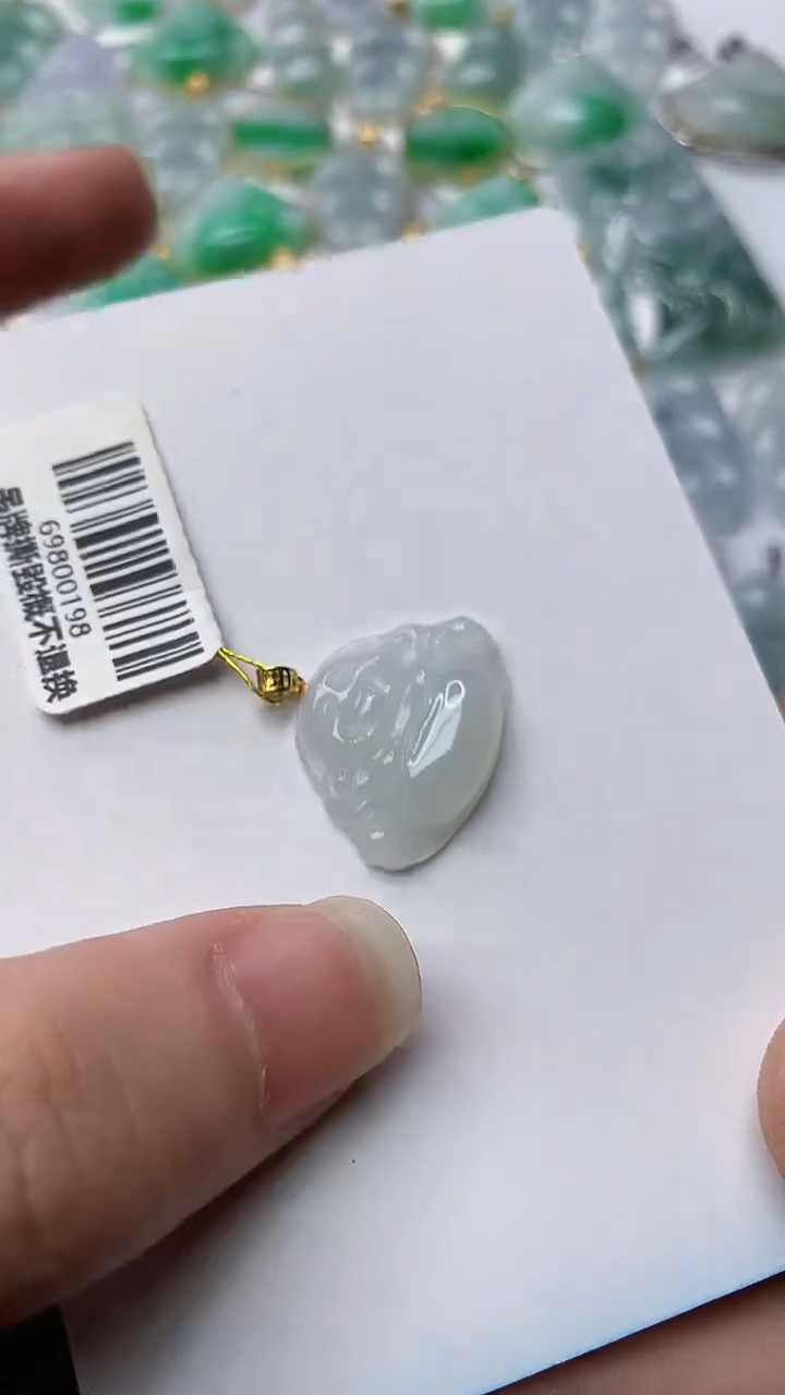 【闪购商品】翡翠颈饰18K金镶嵌2............